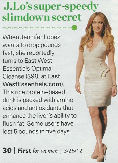 J. Lo's super-speedy slimdown secret